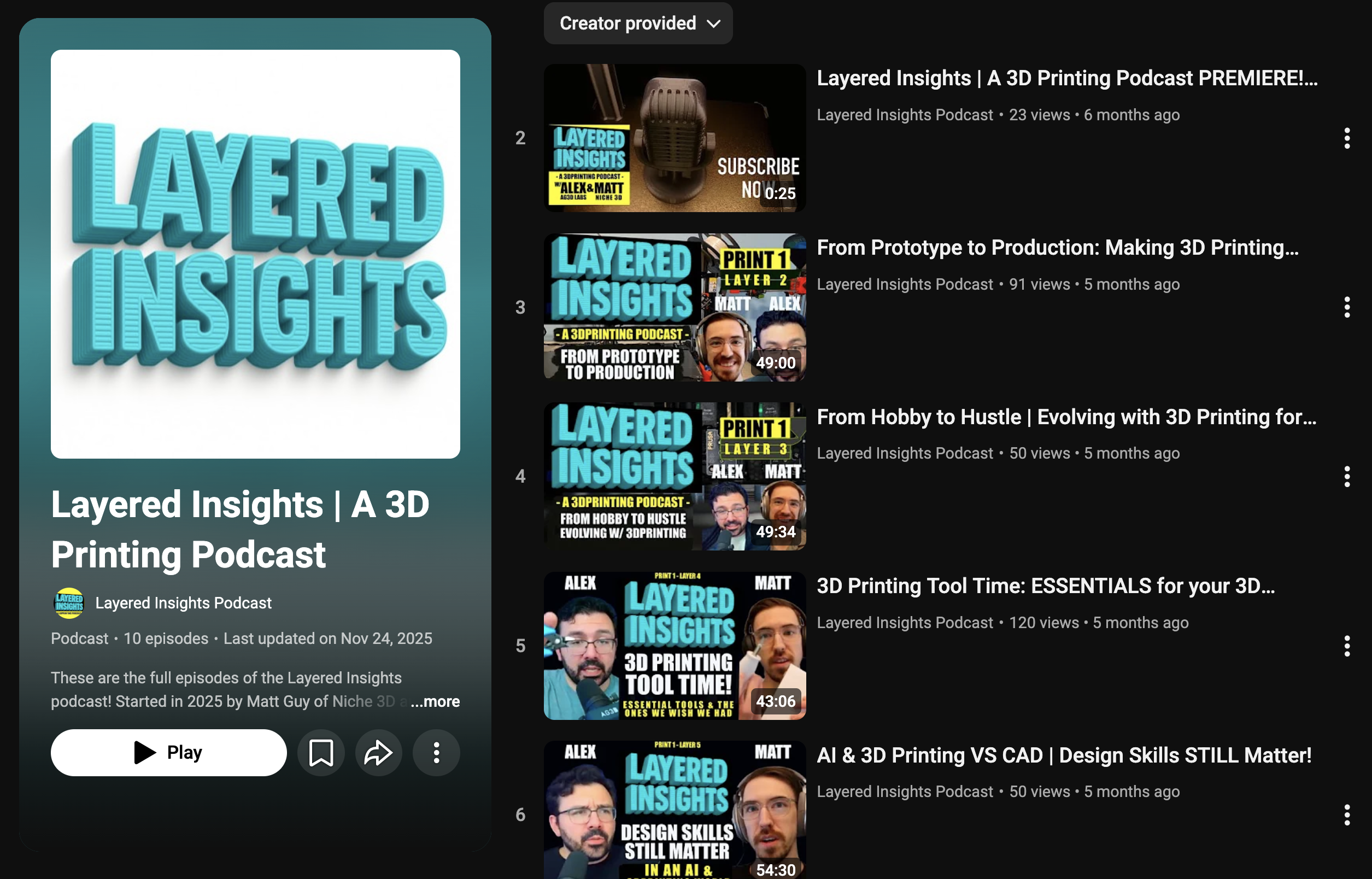 Layered Insights 3D Printing Podcast – Coming Soon!