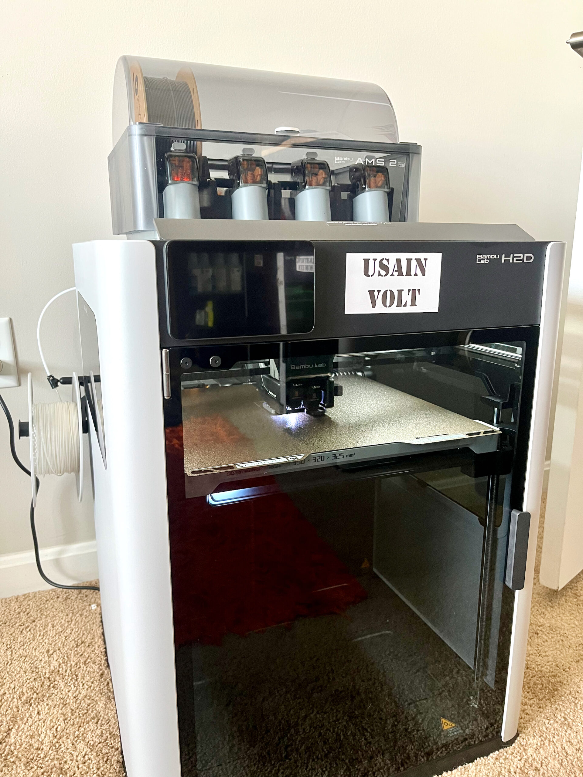 Introducing “USAIN VOLT” – Our Newest H2D Printer